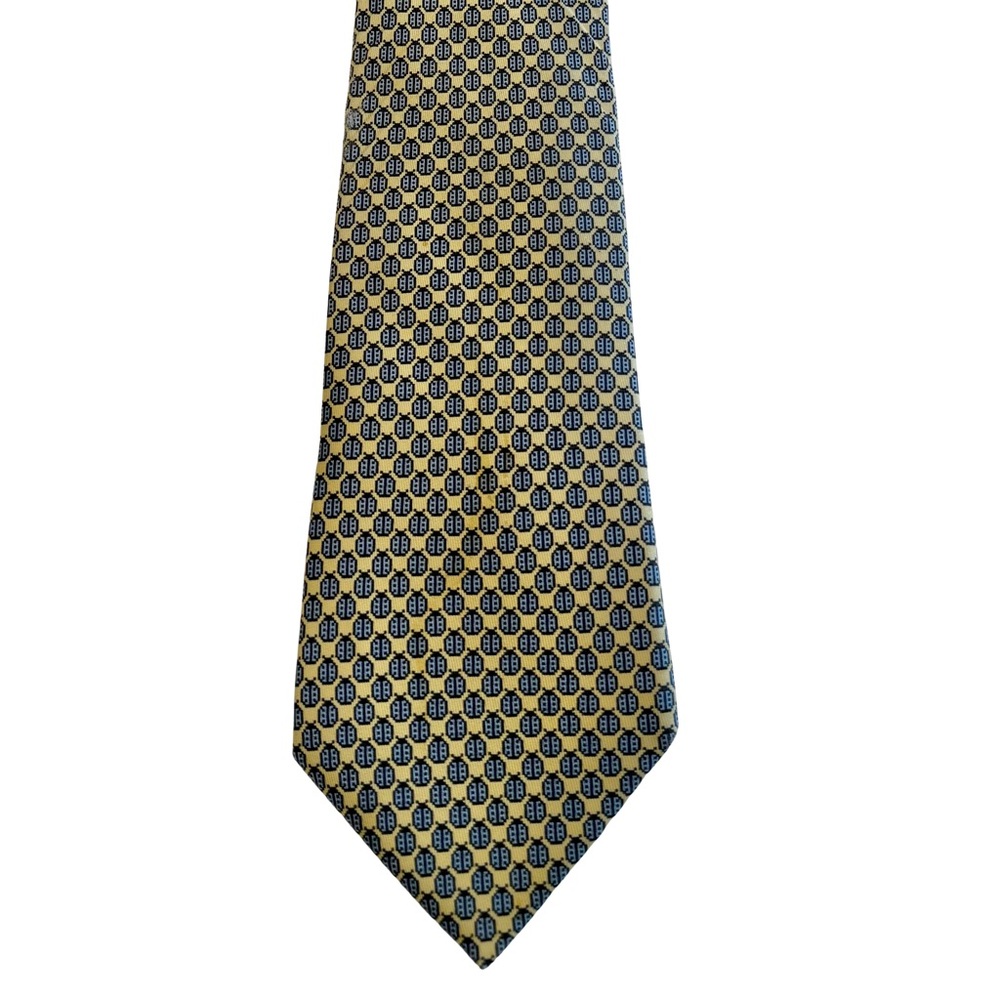 Authentic Hermes Silk Ladybug Pattern Tie. Excellent Condition.